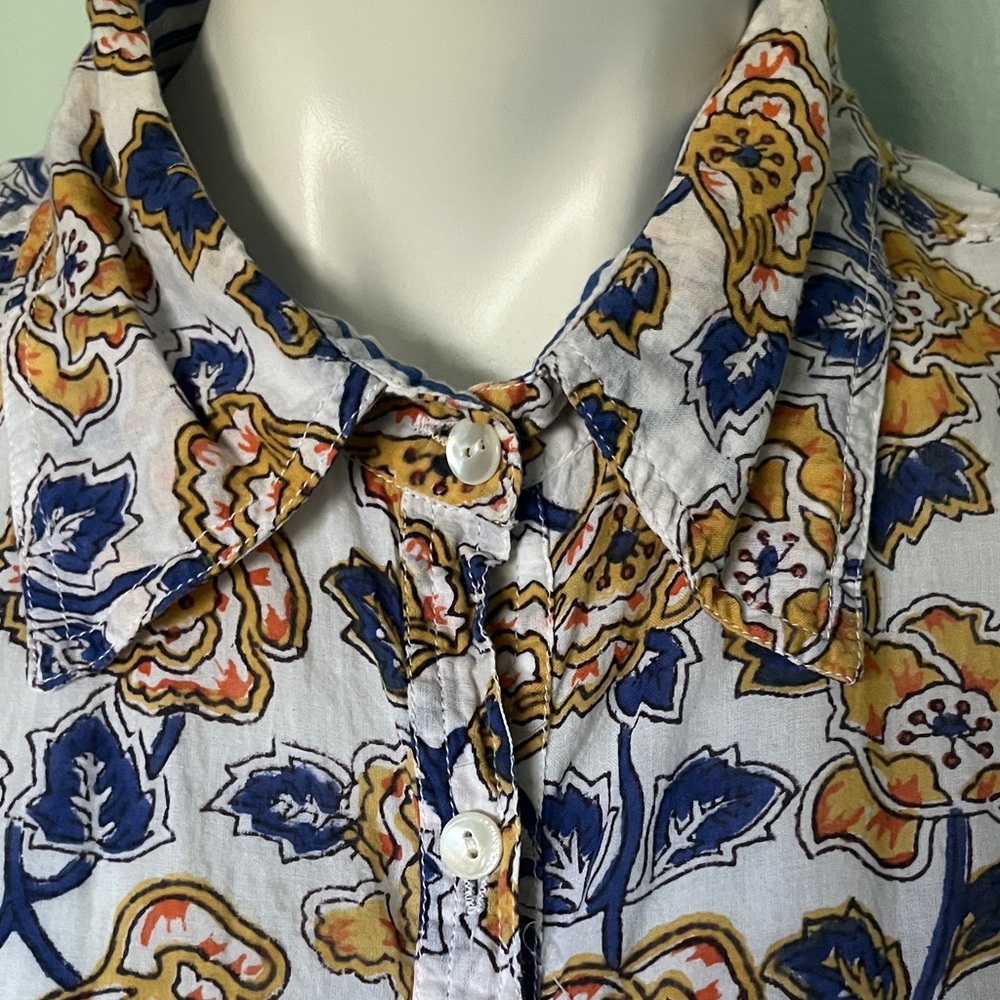 Roberta Roller Rabbit Striped Blue and White Top